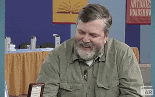 surprised disbelief GIF by ANTIQUES ROADSHOW | PBS