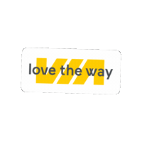 viarailcanada travel canada train via rail Sticker