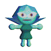 3D Character Sticker