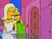 marge simpson wedding GIF
