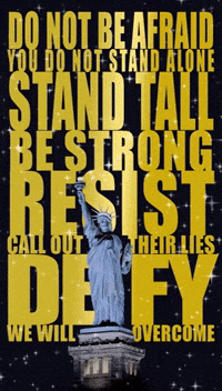 Resist Donald Trump GIF by Maryanne Chisholm - MCArtist
