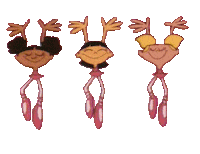 Happy Girl Sticker