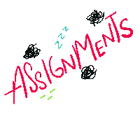 Tired College Sticker