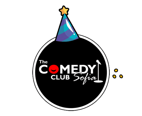 comedyclubsofia giphyupload comedy birthday podcast Sticker