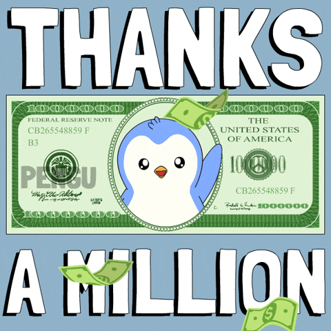 Thank You So Much GIF by Pudgy Penguins