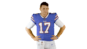 National Football League Shrug Sticker by Buffalo Bills