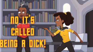 SubRoute giphyupload star trek jerk mariner GIF