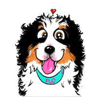 Mountain Dog Aussie Sticker