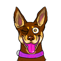 Wink Aussie Sticker