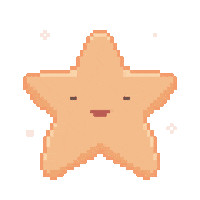 Pixel Star Sticker