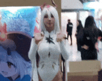 Model Cosplay GIF