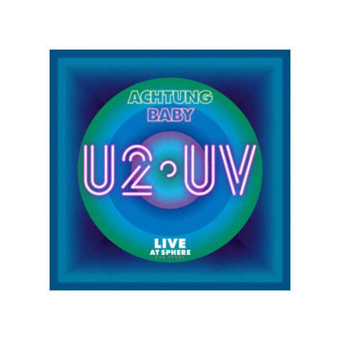 Achtung Baby Sphere Sticker by U2