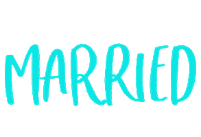 Just Married Wedding Sticker by TLC