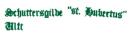 Hubertus Sticker by AnnetteWerkt