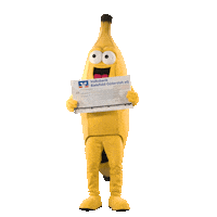 Fruchtalarm banana pineapple banane hirschmeiermedia Sticker
