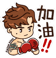 Boxing Mirror Sticker