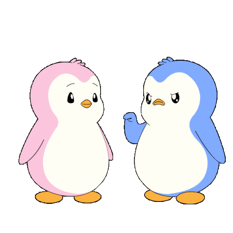 Angry Fight Sticker by Pudgy Penguins