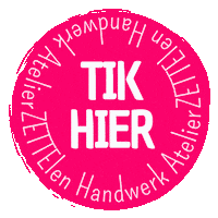 Tik Hier Sticker by Zettje in de goede richting