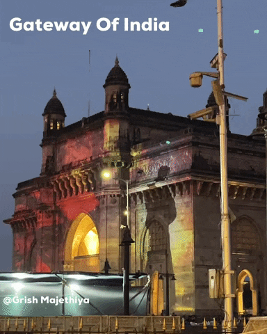 India Gate Mumbai GIF by Grish Majethiya