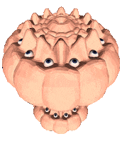 Pink Twisting Sticker by badblueprints