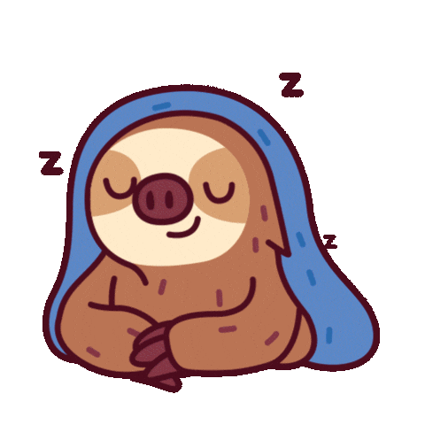 Sleep Dreaming Sticker by Sloooths