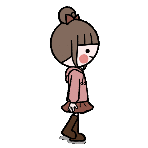 Girl Go Sticker by おちょう