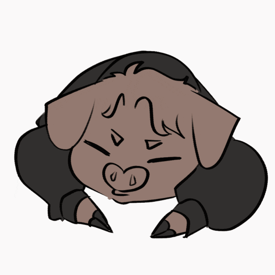 Coolene pig sleeping boar coolene GIF