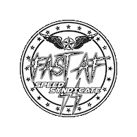 FastAF_SS racing speed race fast Sticker