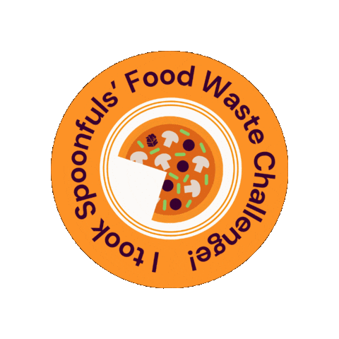spoonfulsfoodrecovery food waste food waste challenge spoonfuls Sticker