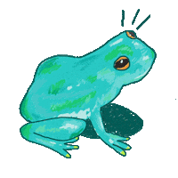 fionnualaclaire frog fionnuala fionnuala claire thorn and rose Sticker