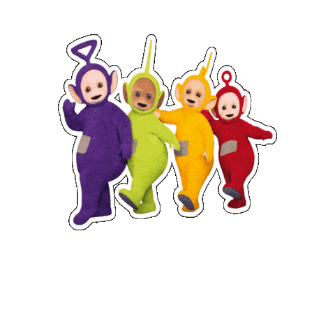 Jump Hello Sticker by Teletubbies