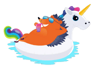 Pride Unicorn Sticker by namecheap