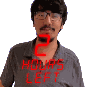 2 Hours 2Hrs Sticker