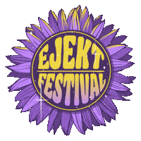Flower Sticker by Ejekt Festival