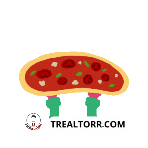 Real Estate Pizza Sticker by Trealtorr