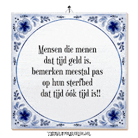 Moment Wijsheid Sticker by Tegelspreuken.nl