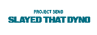 Loop Typography Sticker by Project Send