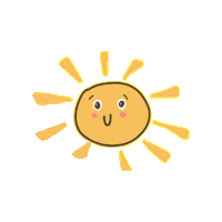 Happy Sun Sticker