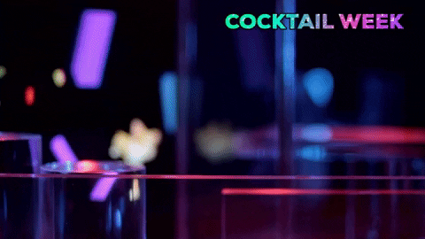 cocktailweek party giphybackdropmaker glitter week GIF