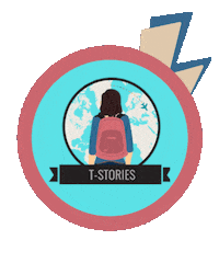 Greek Traveler Sticker by TstoriesbyMariaKofou