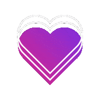 BiPrideUK heart purple bisexual bi pride Sticker