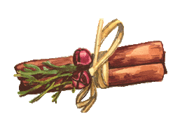 Mulled Wine Christmas Sticker