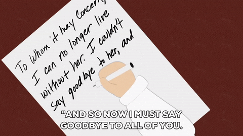 message letter GIF by South Park 