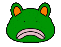 Rainbow Frog Sticker