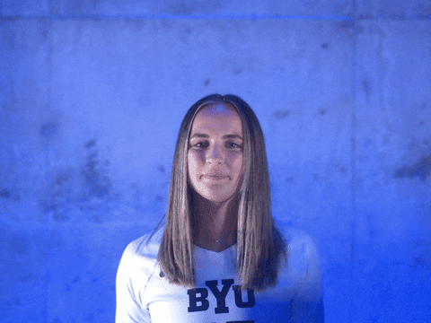 Ncaa Volleyball Sport GIF by BYU Cougars