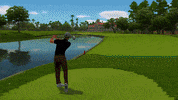 Golfing Tiger Woods GIF by Golden Tee Golf