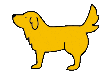 Golden Retriever Dog Sticker
