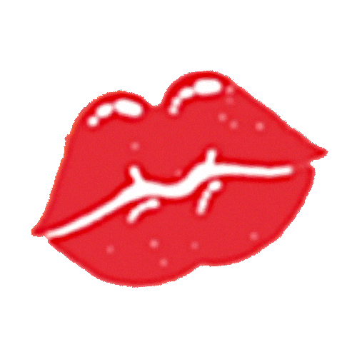 Lips Kiss Sticker by Jenny Lewis