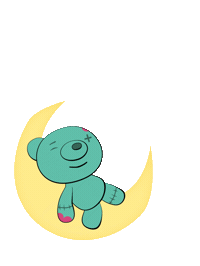 Tired Good Night Sticker by DeddyBears
