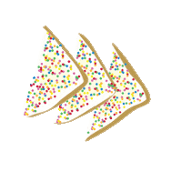 ashleywaredesign party kids bread toast Sticker
